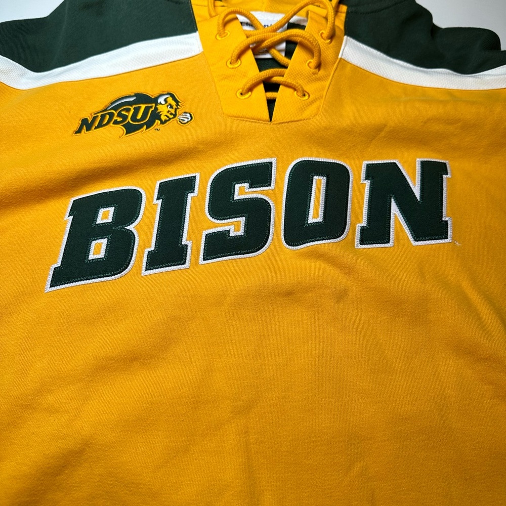 Champion North Dakota State University Bison Hockey Style Jersey Mens 2XL NDSU - Picture 6 of 8